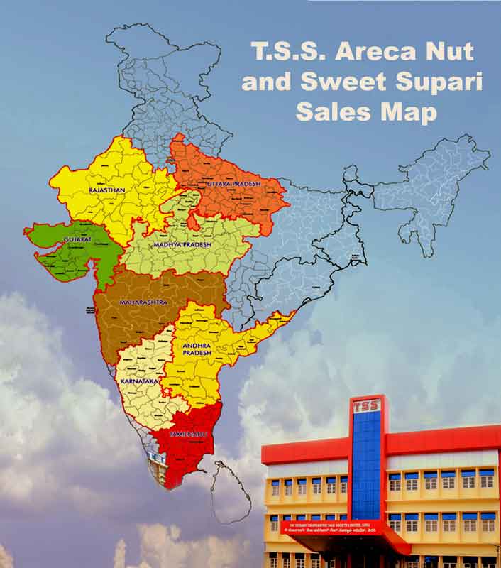 Sweet Supari Distribution Map